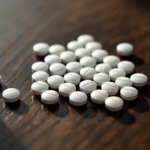 Metformin tablets on a table