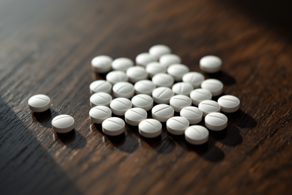 Metformin tablets on a table