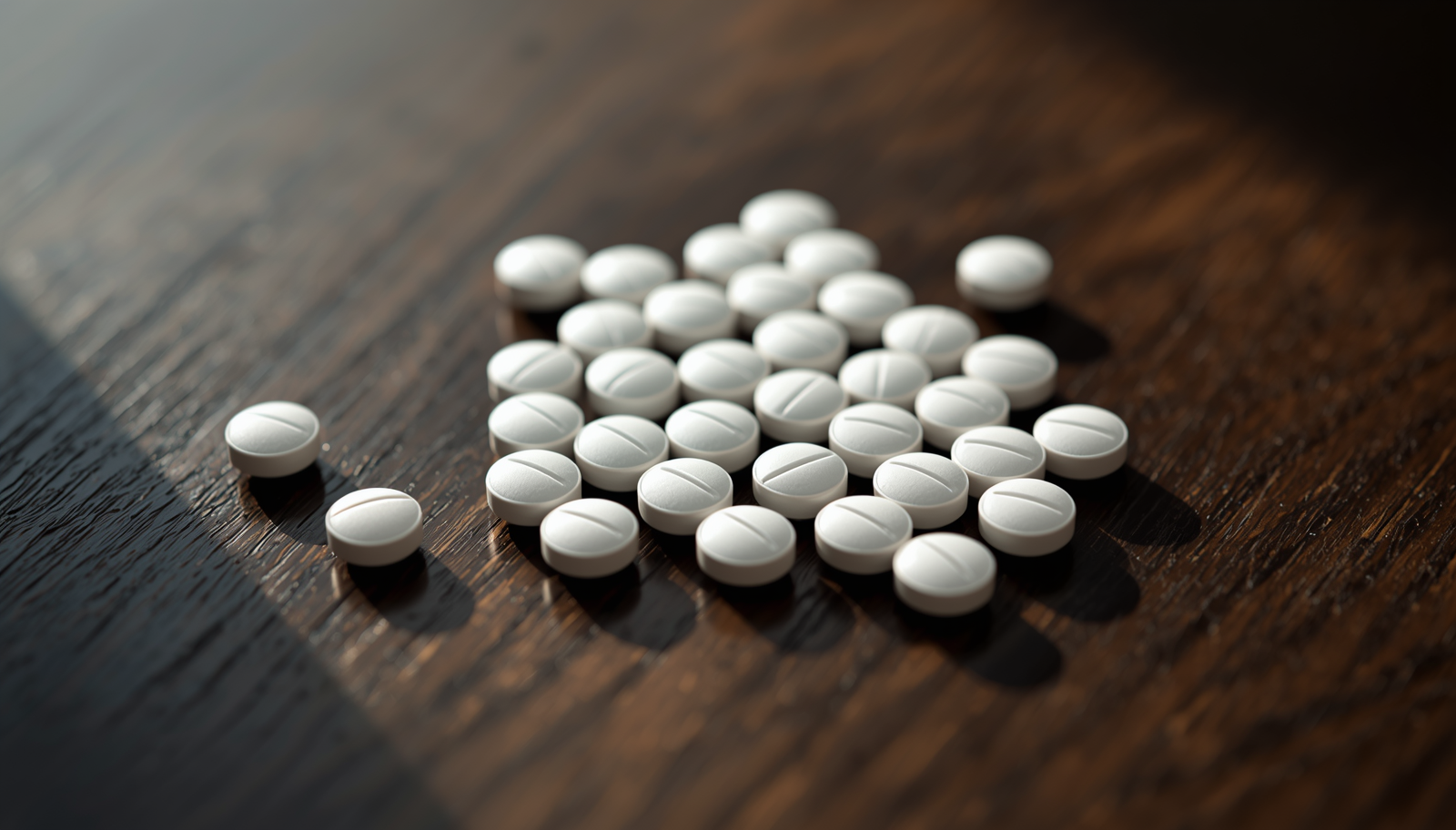 Metformin tablets on a table