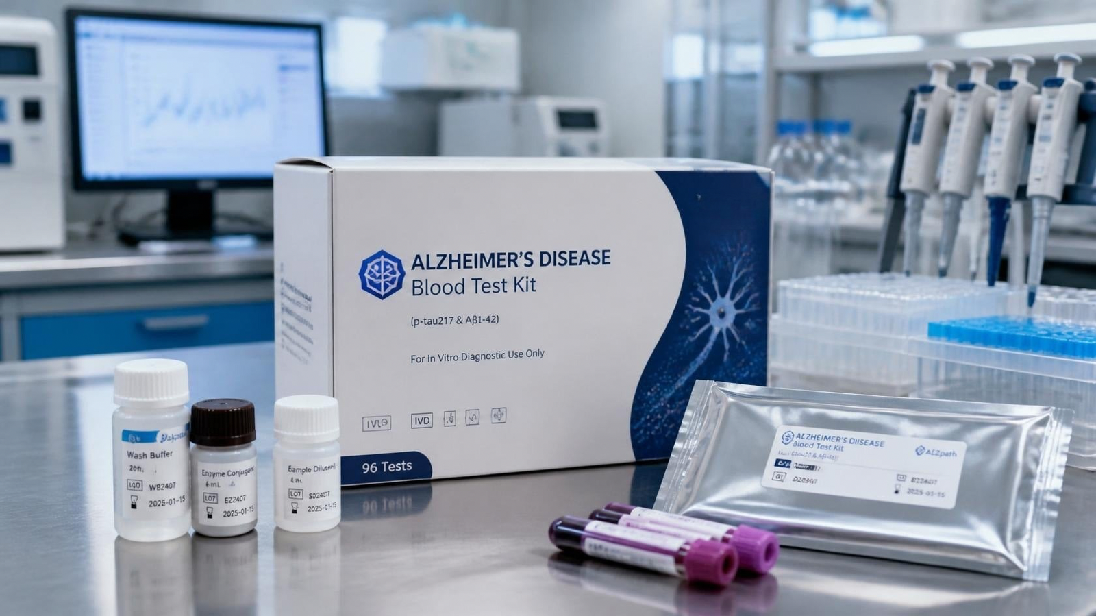 Blood test kit for Alzheimer’s
